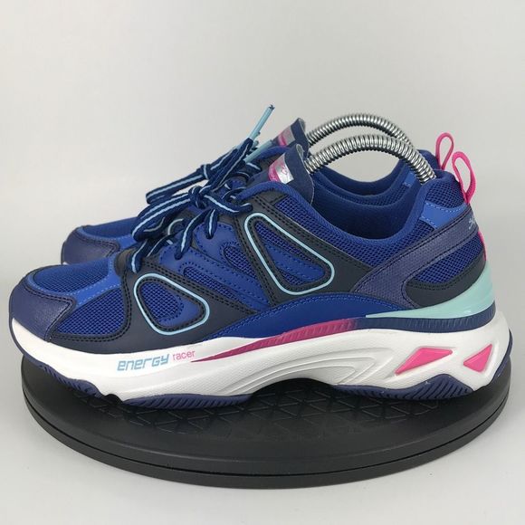 Skechers Energy Racer Blue Athletic Running Shoes 149371 Women's Size 9 - Picture 8 of 12